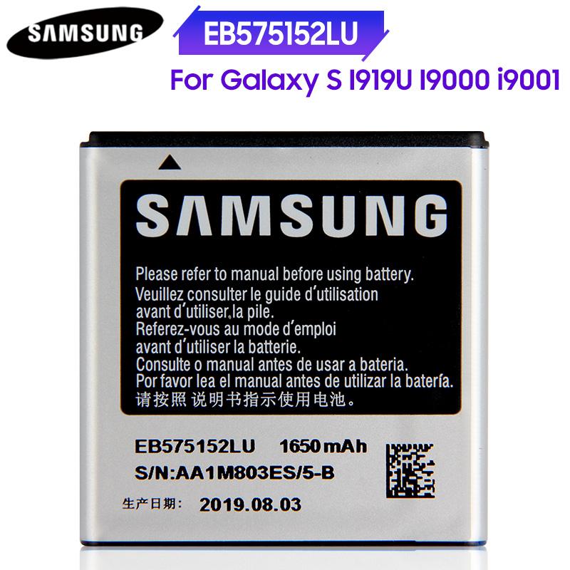 

Оригинальный сменный аккумулятор для Samsung Galaxy S I919U I9000 i9001 I9003 I589 I8250 I919 EB575152VA EB575152VU EB575152LU 1650 мАч