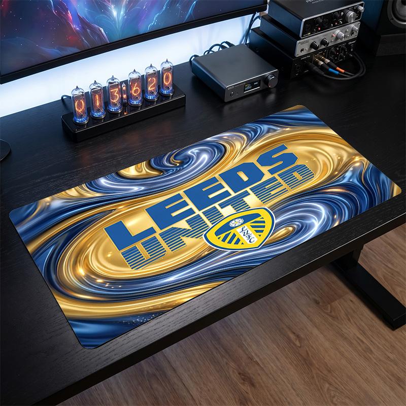 Tappetino Mouse Grande Stampa Leeds United Football, Tappetino Esteso Antiscivolo per Scrivania da Gioco per Ufficio Casa