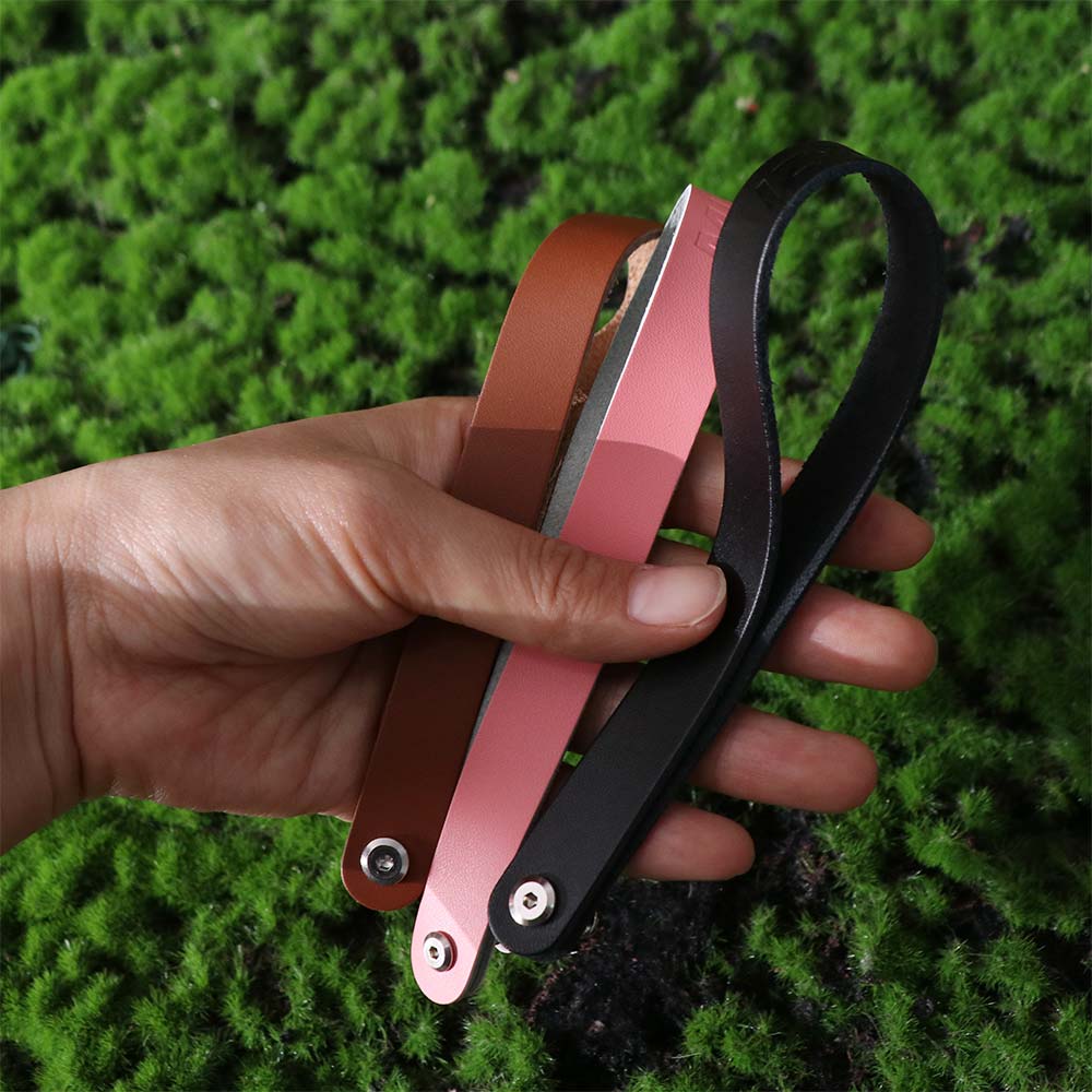 Cowhide Folding Bike Head Bag Pull Belt Bike Frame Stem Pull Ring  Bike Frame Protection
