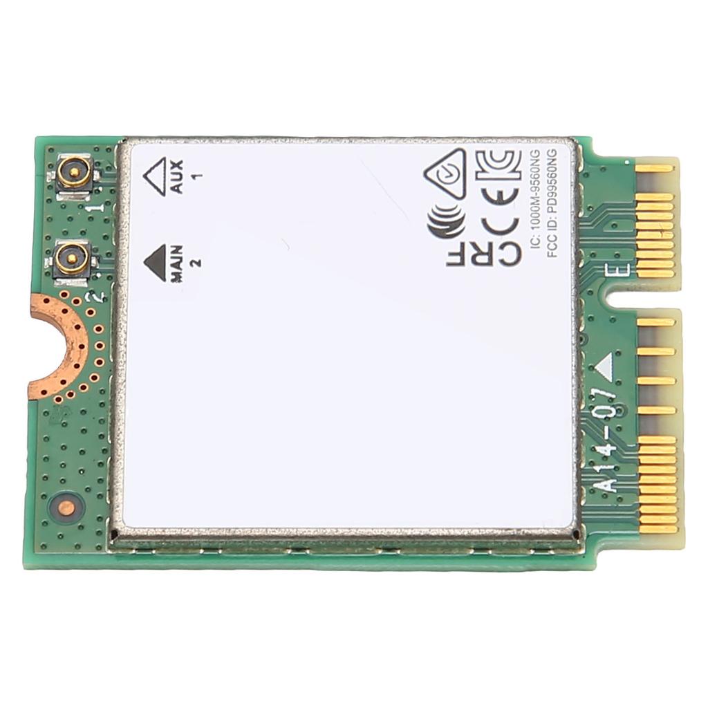 Netzwerkkartenmodul 1550i 9560NGW Dualband 1,73 Gbit/s Drahtlos BT5.0 M.2 NGFF WLAN-Karte für Windows10 Laptop