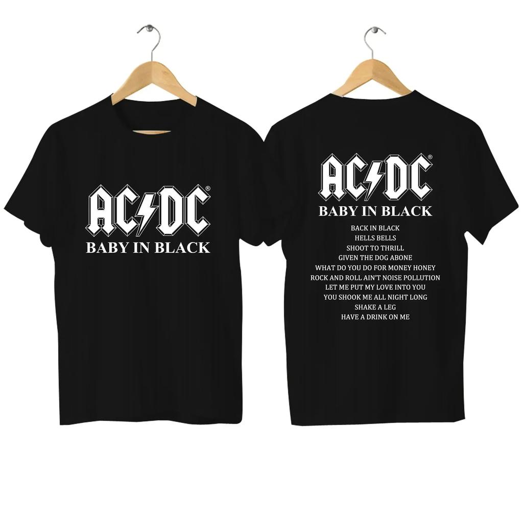 2024 AC PWRDUP Live DC Print Tshirt Graphic T Shirts Men Women Kid Cotton Hip Hop Fashion Oversized T-shirts Summer Clothes