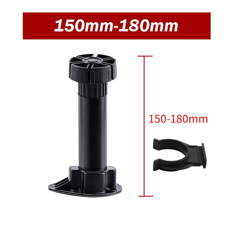 1 pz Piedino Regolabile in Altezza per Armadio Gamba Mobile per Cucina Bagno 6cm/8cm/10cm/12cm/15cm Piedini Zoccolo Armadio da Cucina