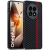 Shockproof Funda for Oneplus 13 13R 15 15R Case Luxury Fiber Texture PU-Leather Protection Phone Cover for Oneplus 13  Capa