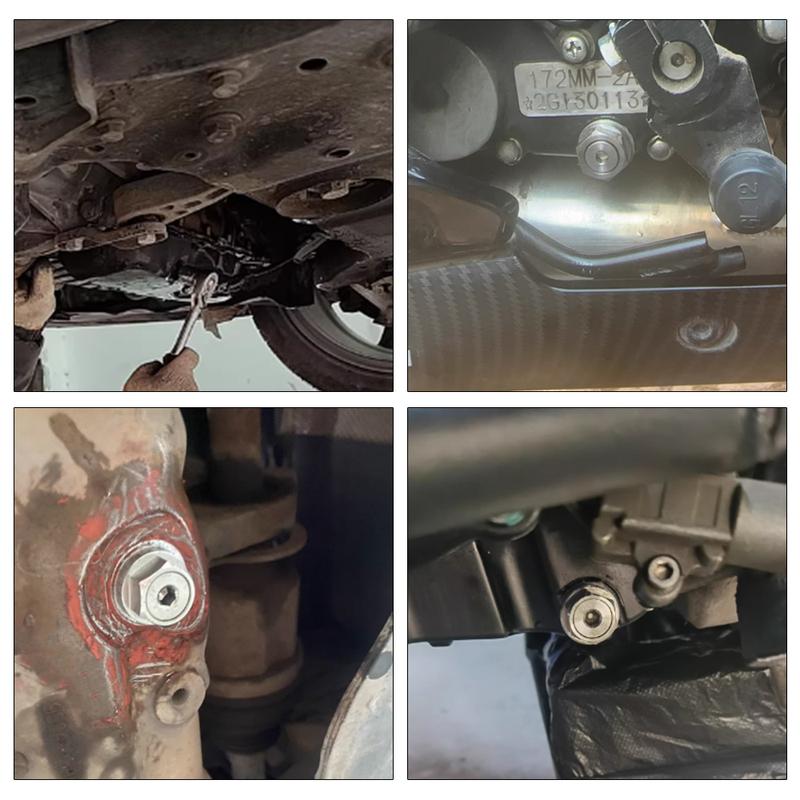RASTP-M10.4/M12.1/M14.1/M16.1/M18.1 Oil Drain Plug Piggyback Self Tapping Oil Pan Thread Repair Kit With O-Ring Wrench QRF042