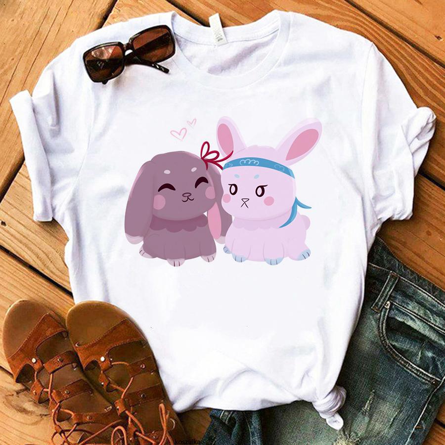 

Mo Dao Zu Shi T-Shirt Summer Women Anime Tee Shirt Fashion Vintage Harajuku Hip Hop Casual Manga Short Sleeve Dropshipping XXXL білий