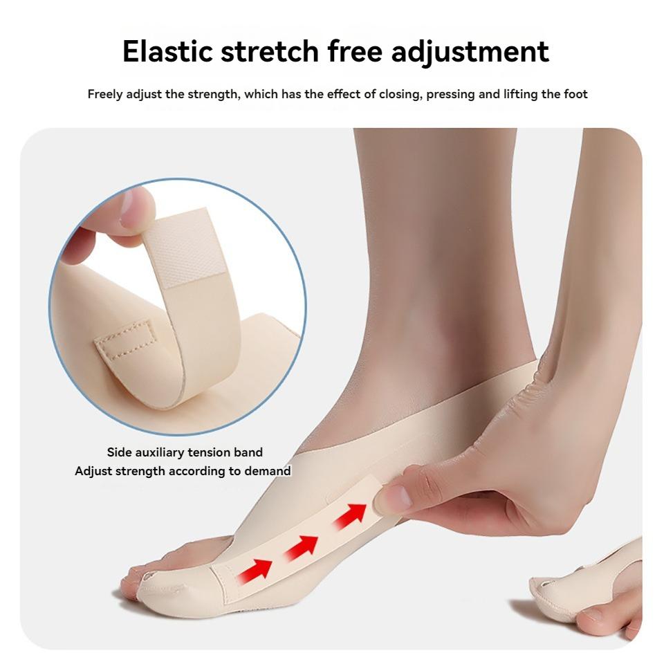 Getinfit 1Pcs Toe Thumb Valgus Corrector Painless Toe Separation Adjustable Lightweight Ankle Brace Toe Separation Correction