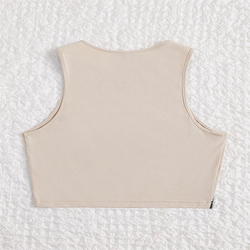Y2K Character Portrait Print Basic I-shaped Vest Top
