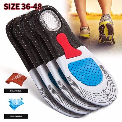 Men Women's Fashion Silica Gel Insoles Orthotic Sport Running Shoes Insoles