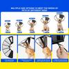 Adjustable Dog Cone Collar Post Surgical Care Soft Plastic AntiChew Licking Neck Guard For Large Breeds Wound Healing