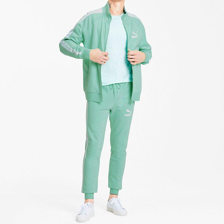 Puma Jackets Men's Verdant Green Stand Collar Moderate Other 595976-32