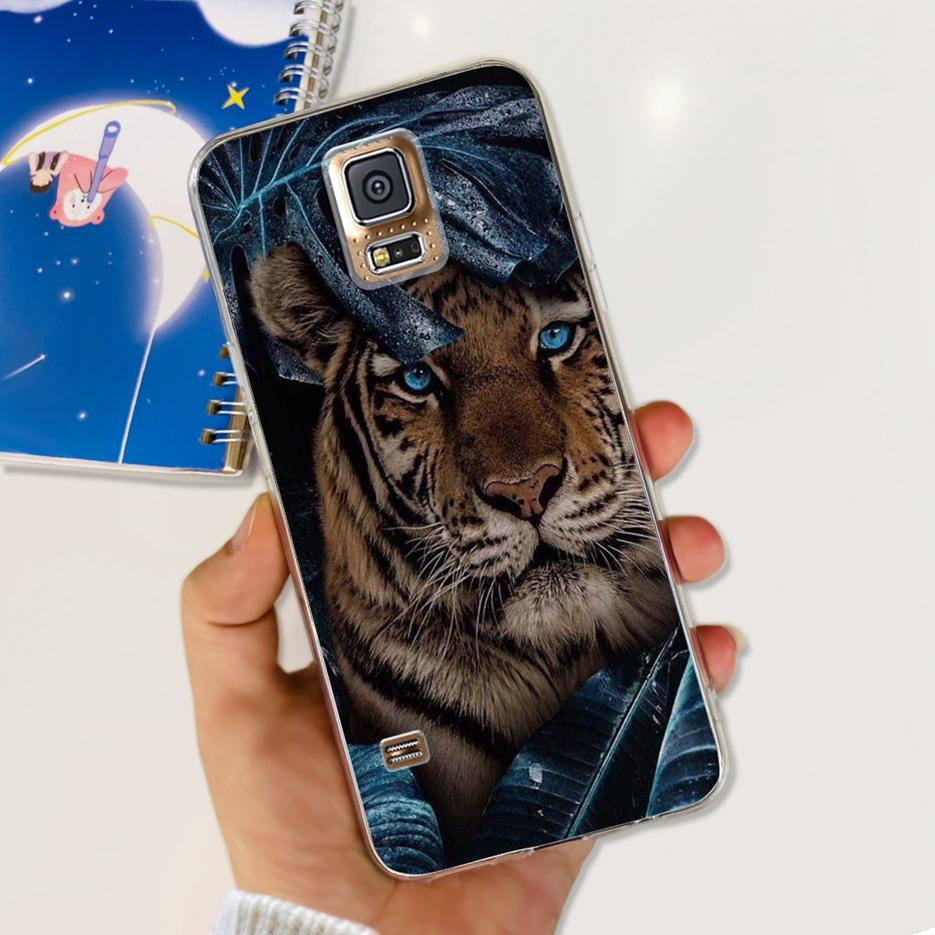 For Samsung Galaxy S5 Case G900F G900I G900M G900A G900T Cute Painted Cover Soft TPU Phone Case For Samsung S5 S 5 GalaxyS5 Bags