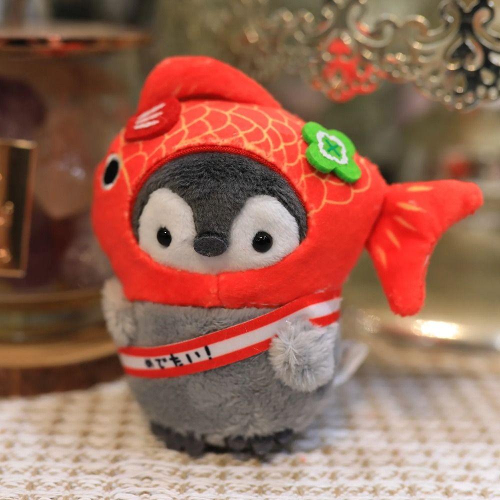 Little Duck Penguin Plush Keychain Cartoon Penguin Doll Pendant  Bag Hanging