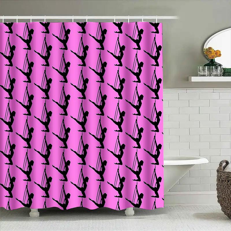 Bathroom Shower Curtain Nature Tree Forest Landscape Scenic Backdrop Home Decor Washable Waterproof Fabric