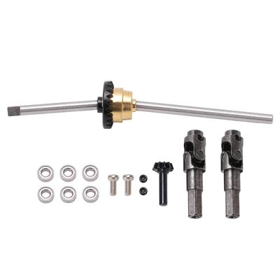Vorderachse Aluminiumlegierung Differential-Kit für WPL C14 C24 C34 C44 B14 B16 B24 B36 1 16 RC Auto