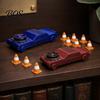 Stress Relief Car Toy 1/2Pcs Pocket Drift Fidget with 3/6 Mini Cones, 2-in-1 Spinner & Desktop Racing Vehicle Toy, Desk for Adults, Gift Lovers