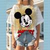2026 Summer Oversized T-Shirt Women Short Sleeve T Shirts Woman Loose Clothing Mickey Mouse Print Female Tops O-Neck Tops