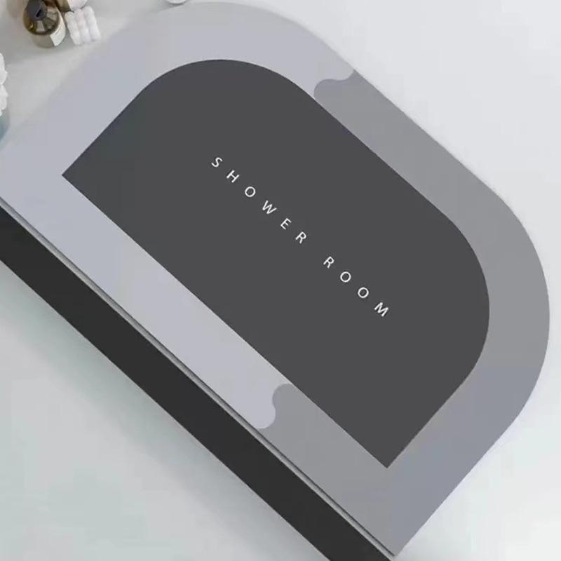 A Non-slip Bath Mat, Ultra-absorbent and Quick-drying Soft Shower Floor Mat, Machine Washable, Suitable for Bathrooms and Bedrooms, Home Bathroom Rugs