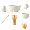 4-teiliges Matcha-Set Schale mit Ausguss Tee