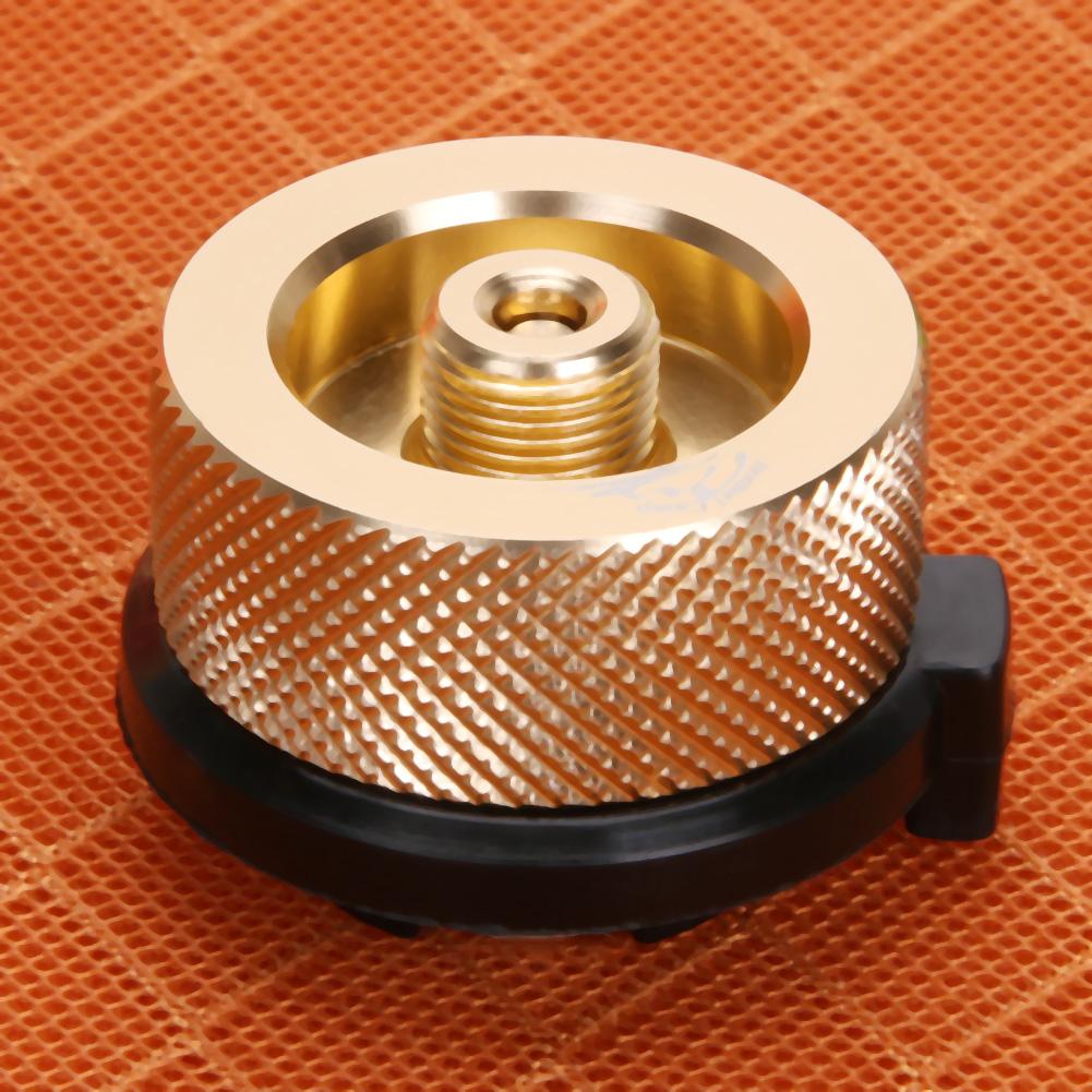 Aluminum Alloy Gas Adapter Converter Split Type Outdoor Camping Hiking Stove Burner Adaptor Auto-off Furnace Converter Connector