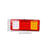 Electric Tricycle Lightemitting Diode Rear Turn Light, 1260V Brake Light 2Section 13.5x6.5cm 4860V