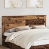 Headboard with Reclaimed Wood Look 180 cm Engineered Wood