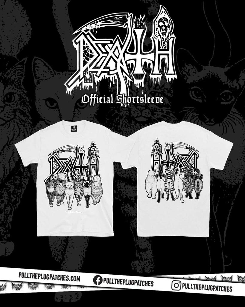 Amerykański Zespół Death Metalowy Death Koszulka Męska Damska Bawełniana Oversize Y2k Streetwear Krótki Rękaw Wysoka Jakość Damska Męska Odzież