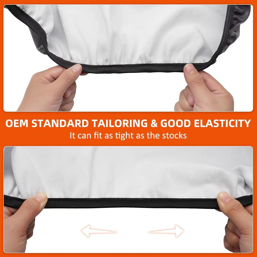 M MATI ATV Seat Cover Leather Compatible With Polaris Sportsman 500 400 300 700 450 600 800 MV7 Hawkeye 2005-2014, MPN# 2683434-070 2684045 2684046