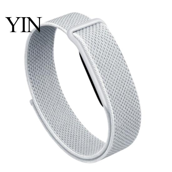 Durable Nylon Fitness Strap Watch Band for Google Fitbit Air, Breathable Replacement Sport Compatible Strap, Adjustable Anti-sweat Woven Wristband
