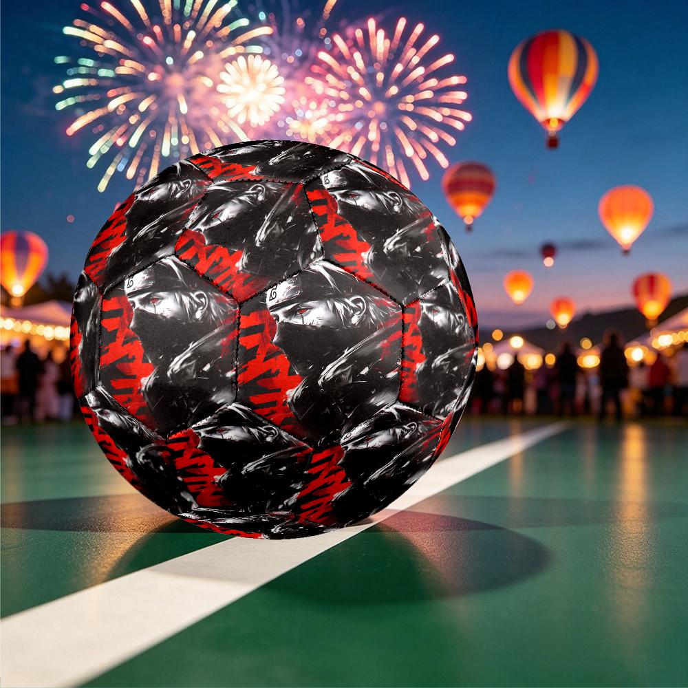 1pc Game Role Naruto Pattern Football, Size 5 Soccer Ball Outdoor Athletic Training Ball, Unique Style, Exquisite Holiday Gift