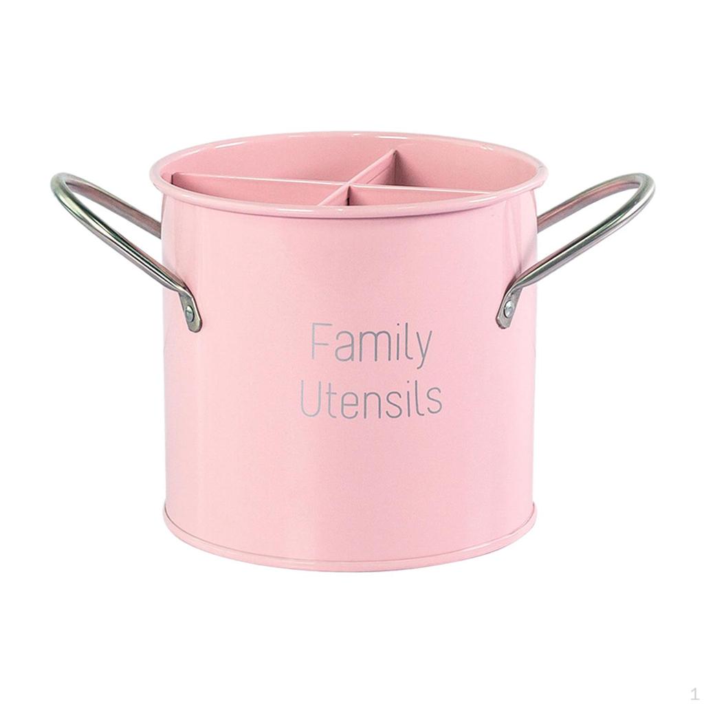 Chopsticks Cage Countertop Utensil Holder 4 Compartments Practical Tableware