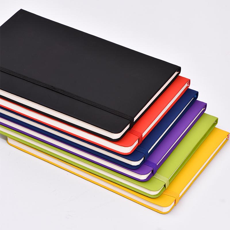 European American Custom A5 Thick Hardcover Notebook Journal Luxury Leather for School Use Foreign