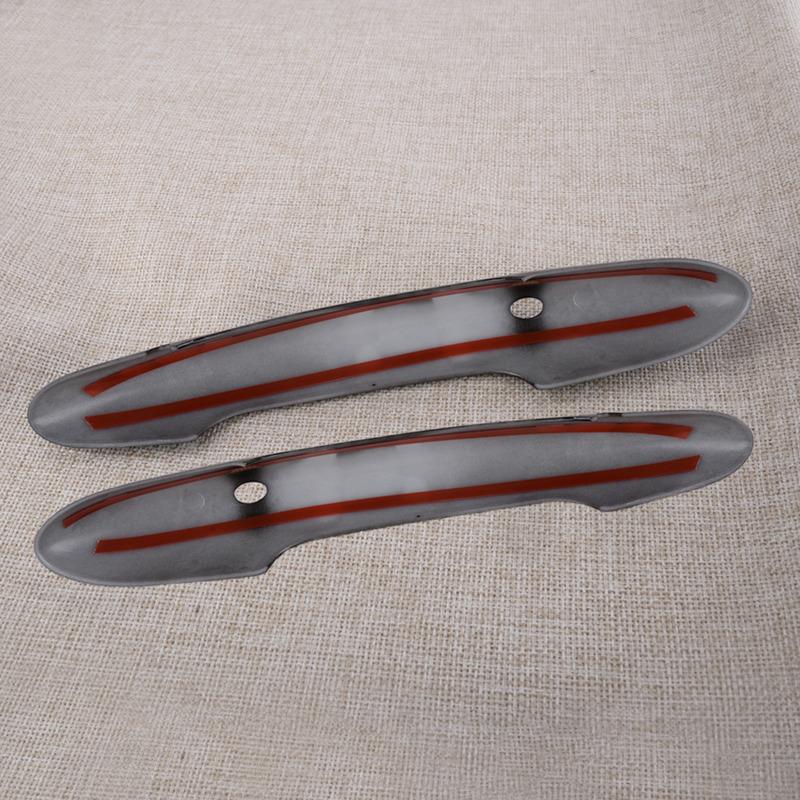 1 Pair Carbon Fiber Style Door Handle Cover With Keyless Entry Fit For Mini Hatch 5-Door F55 Countryman F60