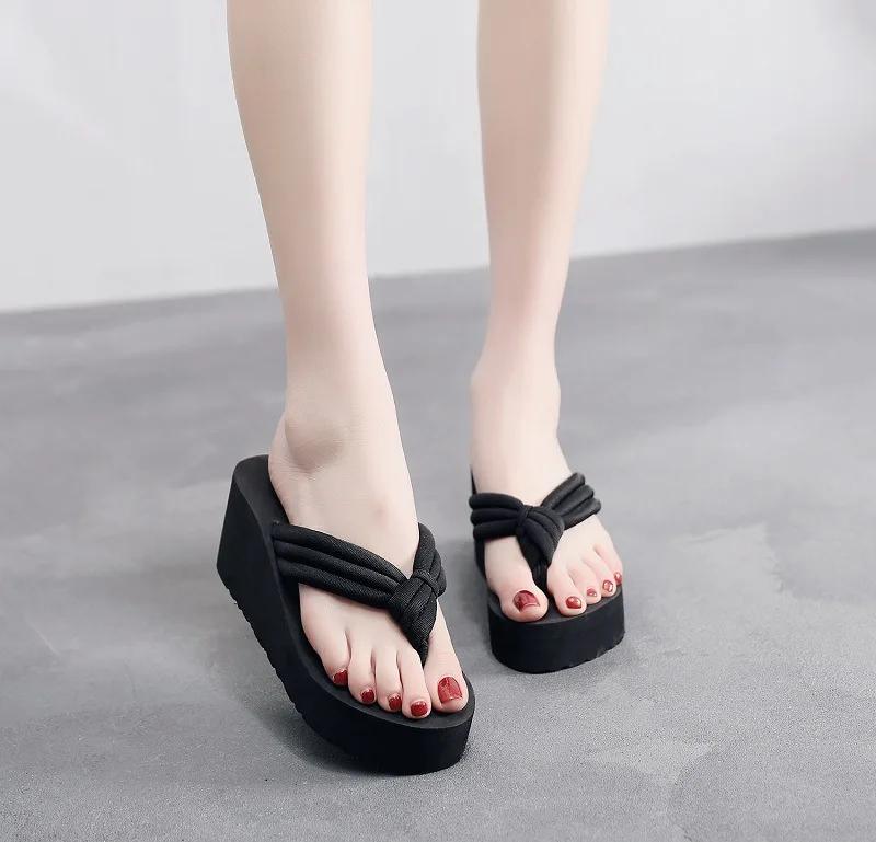 2025 Women's Fashion Trend Elastic Anti-slip Wear-resistant Soft Soled Flat Slippers