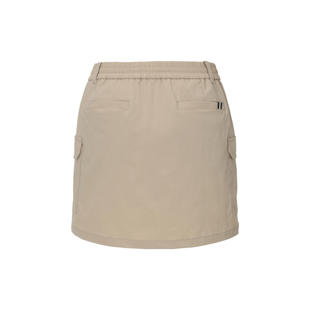 CHALLENGER Women'S Nylon Spandex H-Line Cargo Culottes Beige