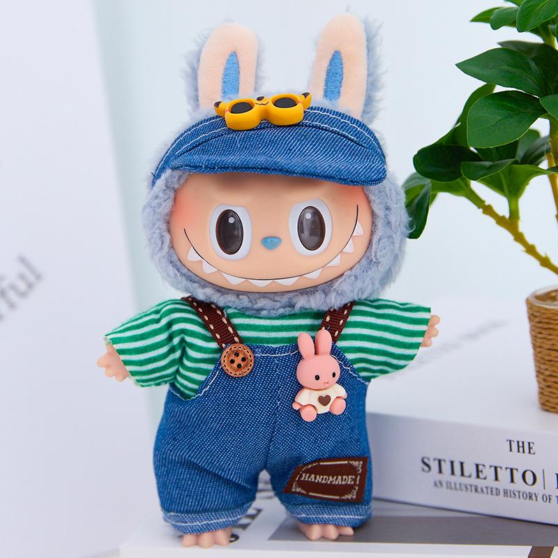 Labubu Clothing, Doll Pendant, 17cm Doll Clothing, Sitting Party Series, Dress Up, Clothes Straps, Pendant Accessories