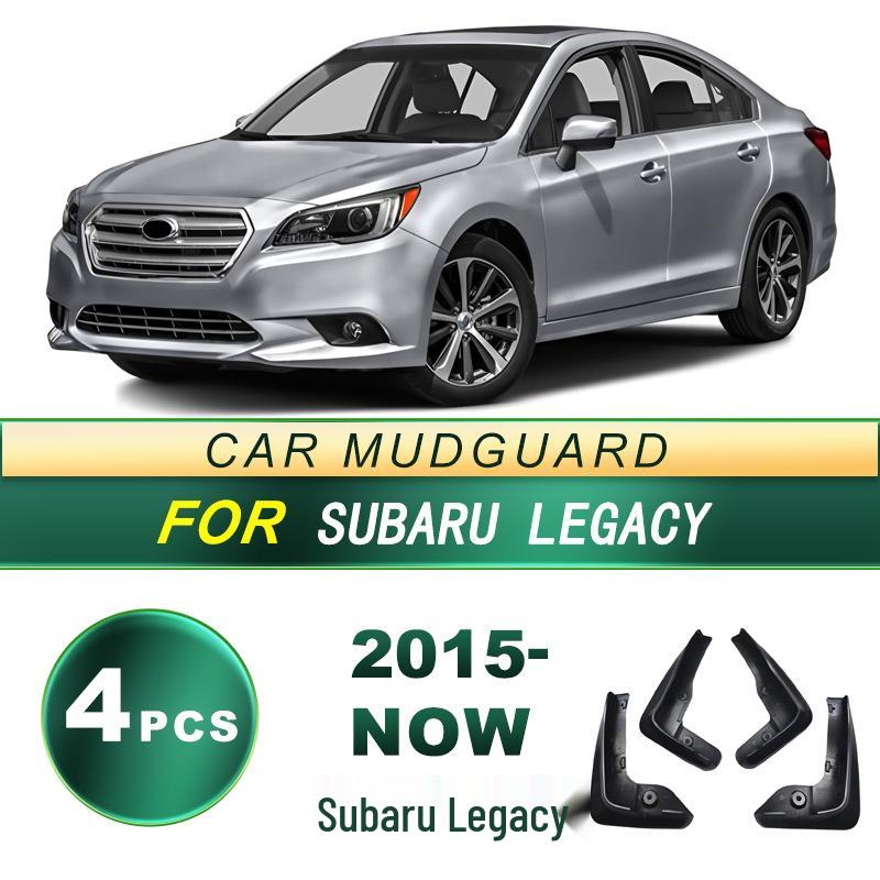 Subaru Legacy Tire Mud Flaps: Soft Rubber, No-Drill Installation, Fits 2015-Now.