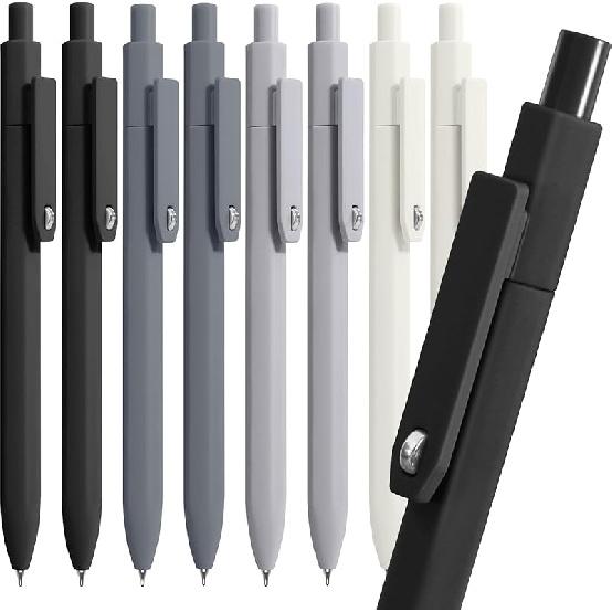 Vitoler Gel Pens, 8 Pack Cute Morandi Colored Pens, 0.5mm Smooth Writing Pens for Women/Nurses, Journaling Supplies 8 Pack белый