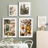 Lemons Olive Branch Mountain Village Leaf Wall Art Canvas  Nordic Posters PaintingAnd Prints Wall Pictures For Living Room Decor