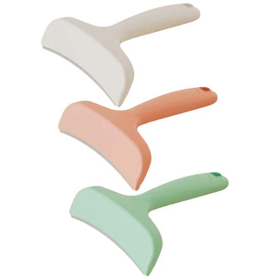 Curved Head Pet Comb Dense Teeth Deshedding Brush with Non-Slip Handle Gentle Pet Grooming Brush for All Coat Types Dogs Cats