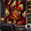 Wall Hanging Tapestry Spain Football Print Cloth for Living Room Bedroom Home Decor