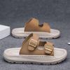 Fashion CYYTL Mens Summer Slippers Casual Shoes Beach Sandals Outdoor Slides Leather Walking Comfort Lightweight Luxury Designer Fashion