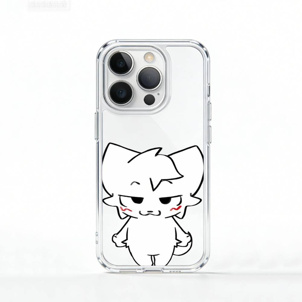 B-Boykisser F-Furry C-Cute   Phone Case For iPhone 17 16 15 14 13 12 11 Mini Pro Max Plus Transparent Cover