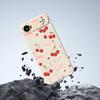 For iPhone 17 Air Case Big Bow Cherry Pattern Printing Straight Edge TPU Phone Back Cover