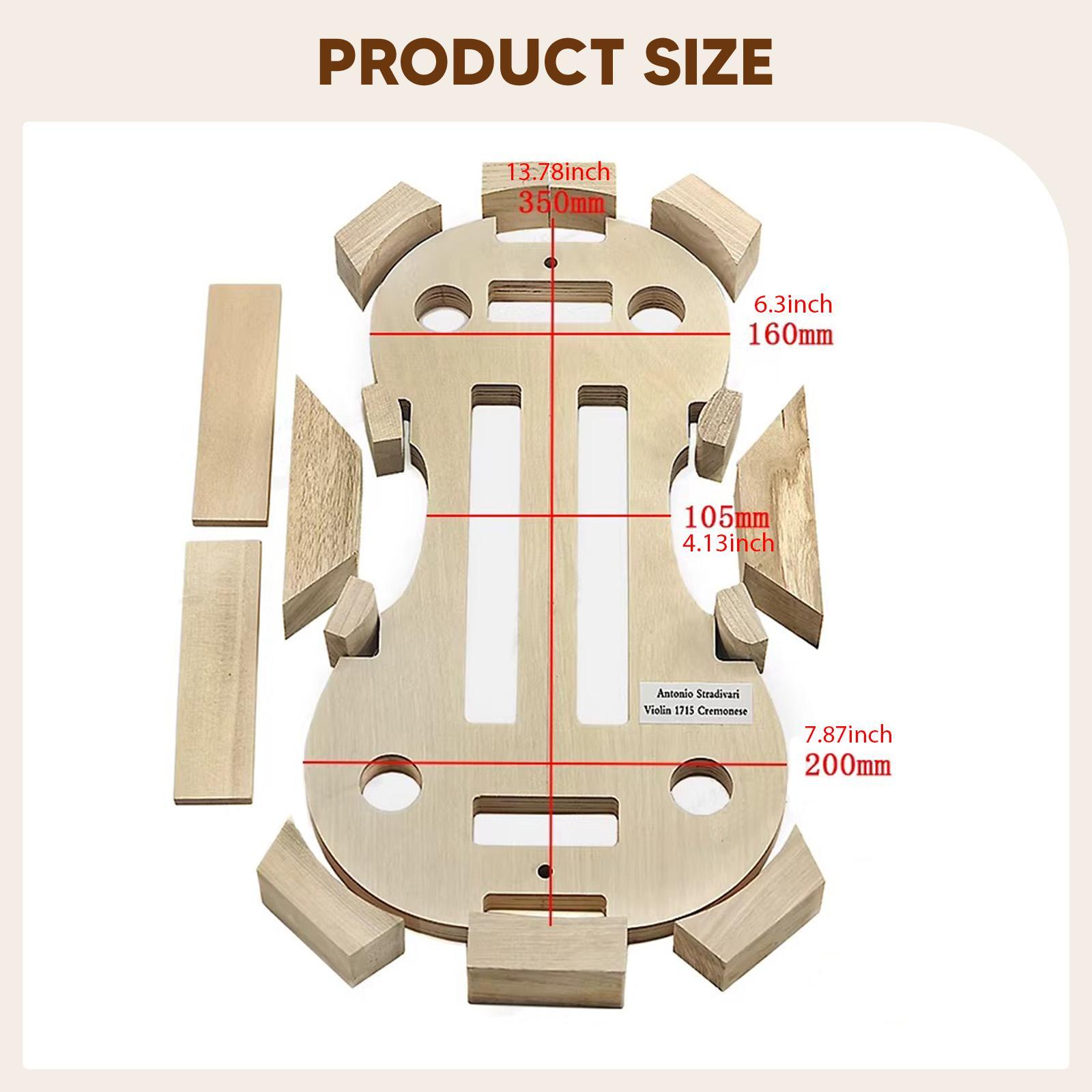 Interior Model Template for Violin Making