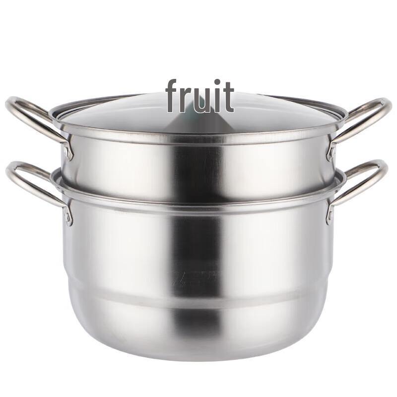 Утолщенная 2-ярусная пароварка из нержавеющей стали 304, 28 см