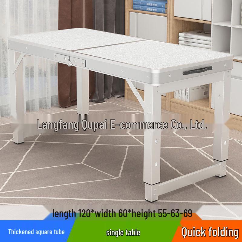 Portable Foldable Aluminum Camping Table and Chairs for Outdoor, Night Market, and Picnic Use