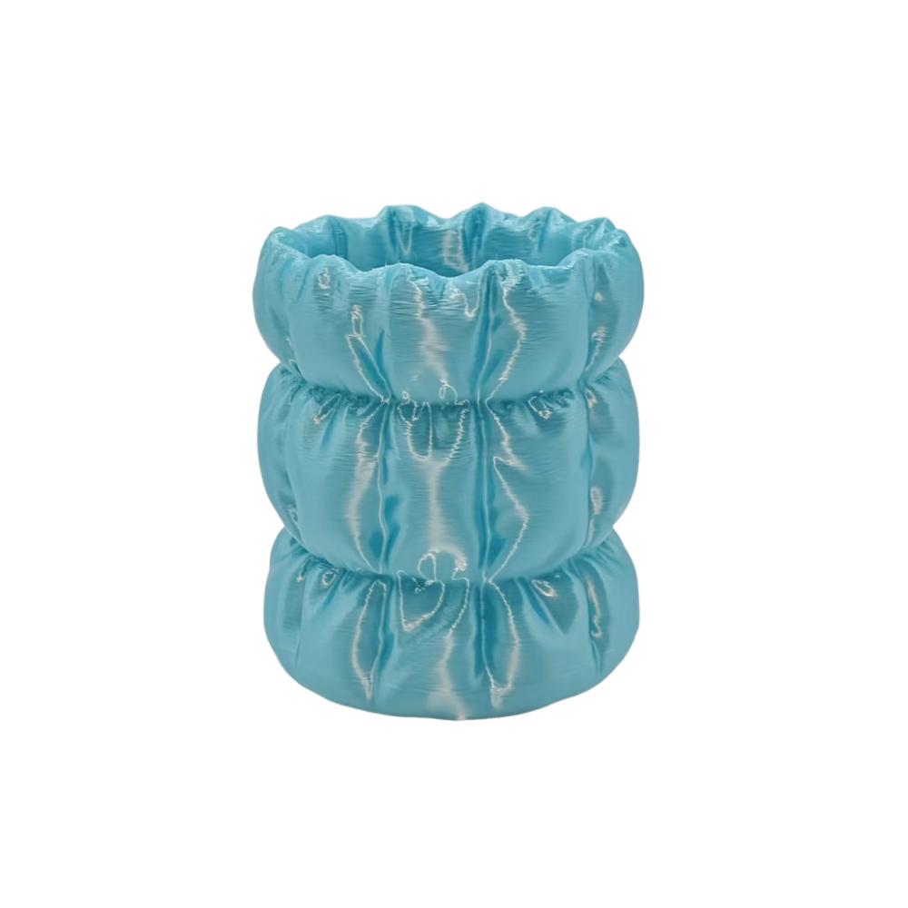 Creative 3D Printed Pen Holder Wear-Resistant Smooth Pen Stand Imitation Silk Thick Durable Makeup Brush Holder Desktop Use