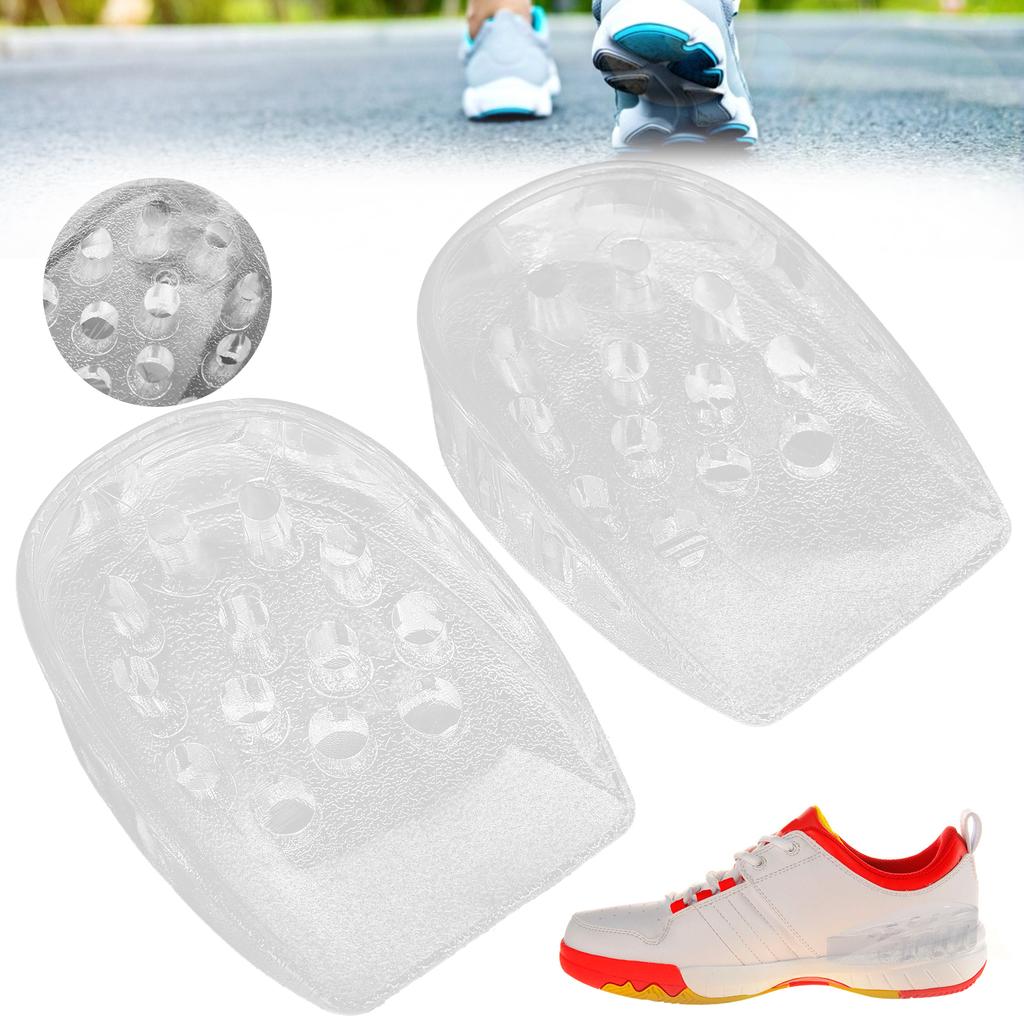 Heel Cups Height Increase Heal Dry Cracked Heels Pain Relief Cellular Cushioning Insoles