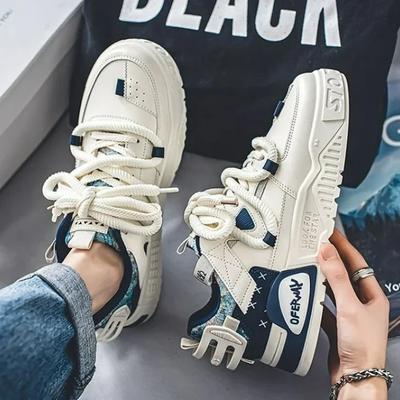 Nieuwe Schoenen voor Heren Sneakers Modieus Laag Uitgesneden Ademend Casual Skateschoenen Heren Platform Gevulkaniseerde Schoenen Tenis Masculino
