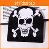Skull Design Knitted Cap With Acrylic Material For Dark Fashion And Outdoor Use